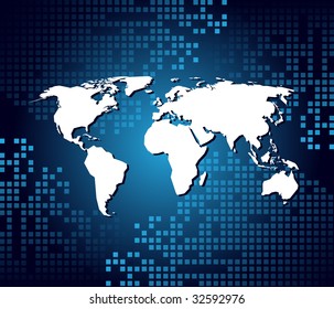 Map of the world