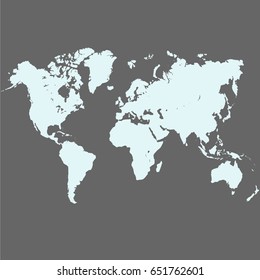 Map of the world