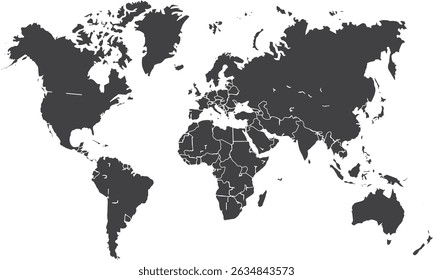 a map of the world with blue lines