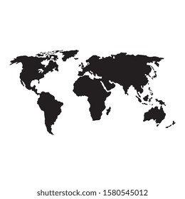 map world earth isolated icon vector illustration design