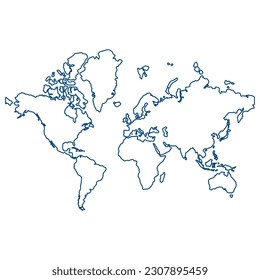Map World icon design illustration