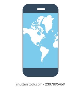 Map World icon design illustration