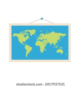 Map of the world illustration	