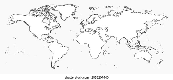 Map of the World - Silent or Mute