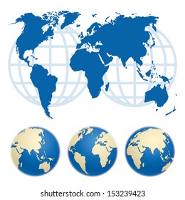 Map of the world. Map source (public domain): http://www.lib.utexas.edu/maps/world.html