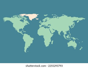 mapa de la Tierra de los Viajes del Mundo