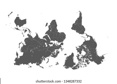 A Map of the World Upside Down