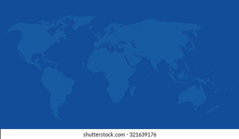 map of the world using blueprint style
