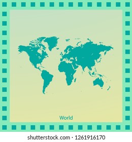 map of world - Vector