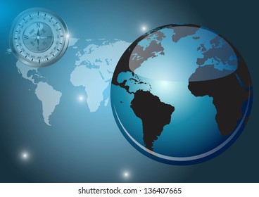 Map of the world vector