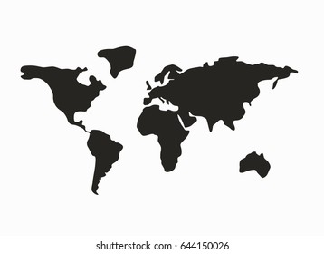 Map World in Vector