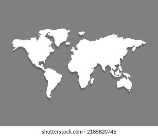 Map of the world vector background