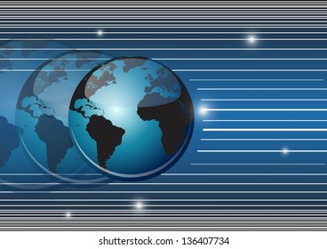 Map of the world vector background eps.10