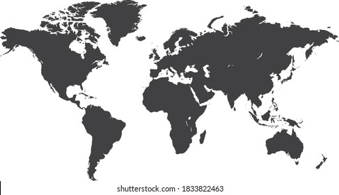 Map of the world vector. world map. global geography. Earth from above.  Atlas.