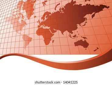 Map of world. Vector illustration