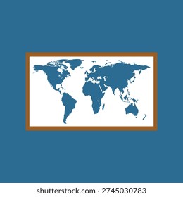 map of the world. Vector ilustration