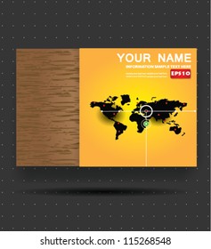 Map of the world,Banner,Vector