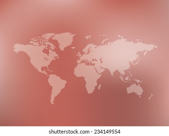 Map of the world,clean vector