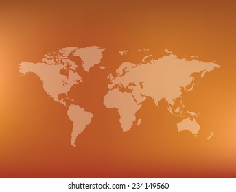 Map of the world,clean vector