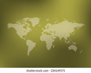 Map of the world,clean vector