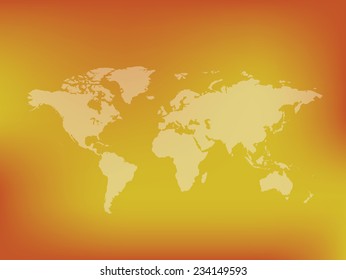 Map of the world,clean vector
