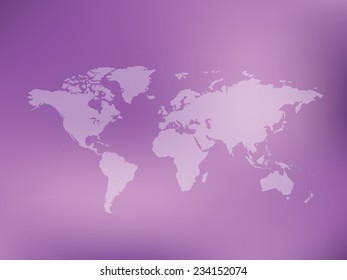 Map of the world,clean vector