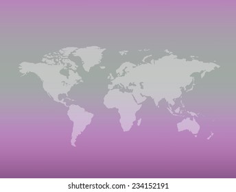 Map of the world,clean vector