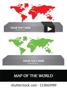 Map of the world,Vector
