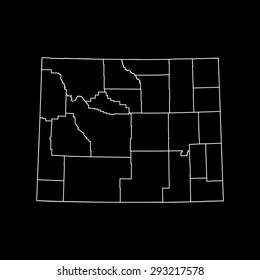 map of Wyoming