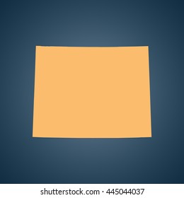 map of Wyoming