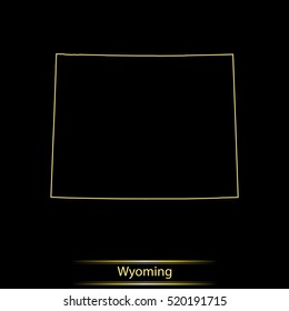 map of Wyoming