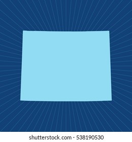 map of Wyoming