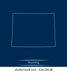 map of Wyoming
