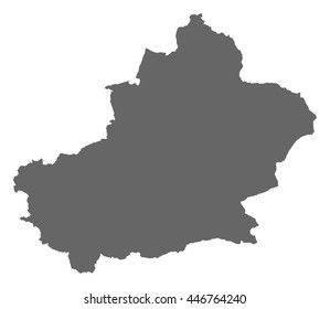 Map - Xinjiang (China)
