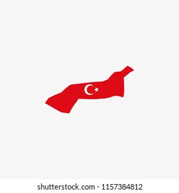 Map of Yalova - Turkey Vector Illustration
