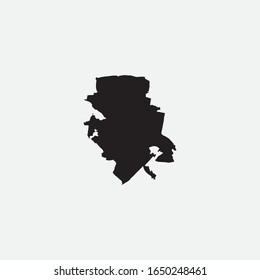 Map of Yekaterinburg - Russia graphic element Illustration template design
