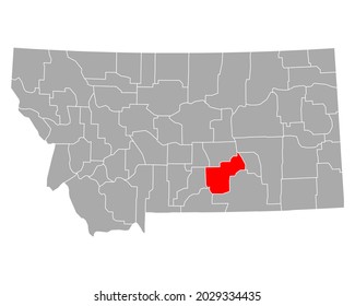 Map Of Yellowstone In Montana On White