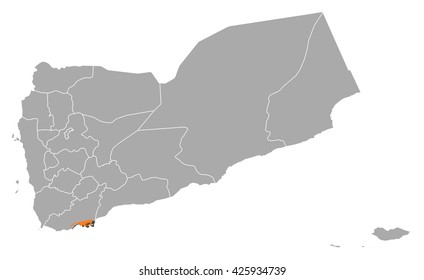Map - Yemen, Adan