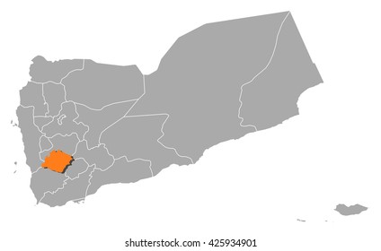 Map - Yemen, Ibb