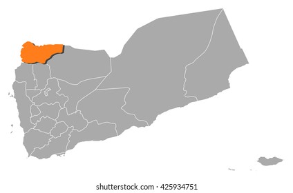 Map - Yemen, Saada