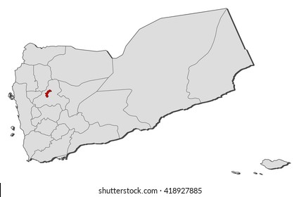 Map - Yemen, Sanaa