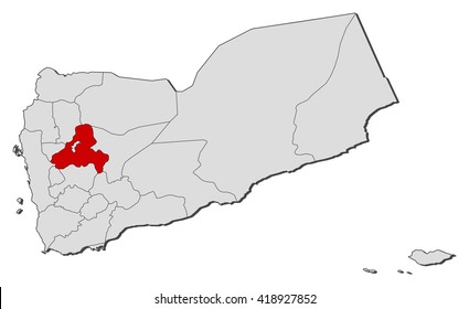 Map - Yemen, Sana'a Governorate