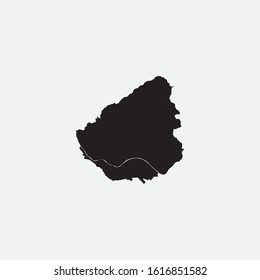 Map of Zagreb - Croatia graphic element Illustration template design
