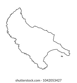 Map Zakynthos island