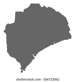 Map - Zambezia (Mozambique)