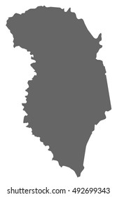 Map - Zanzan (Ivory Coast)