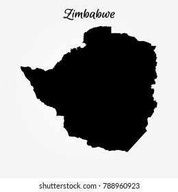Map of Zimbabwe