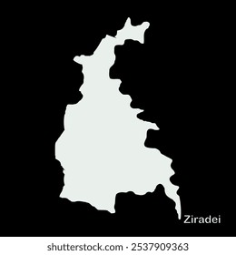Mapa de Ziradei Block, Siwan District, Bihar State, República da Índia, Governo de Bihar, Território indiano, Índia Oriental, política, aldeia, turismo