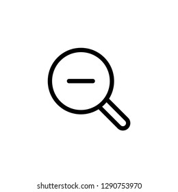 Map zoom icon. Location sign