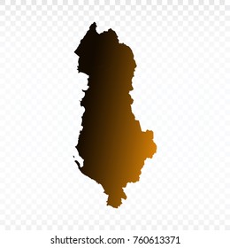 Map-Albania map. Each city combines together eps Vector Illustration 10.